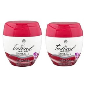2Pack TEATRICAL Anti-Wrinkle Cream w/ Buddleja Davidii Stem Cells, Floral, 3.5oz